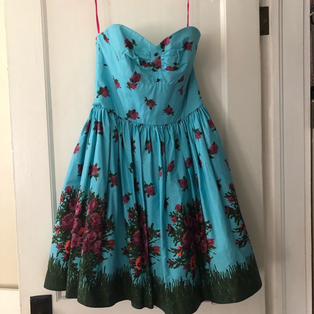 Betsey Johnson Strapless Dress